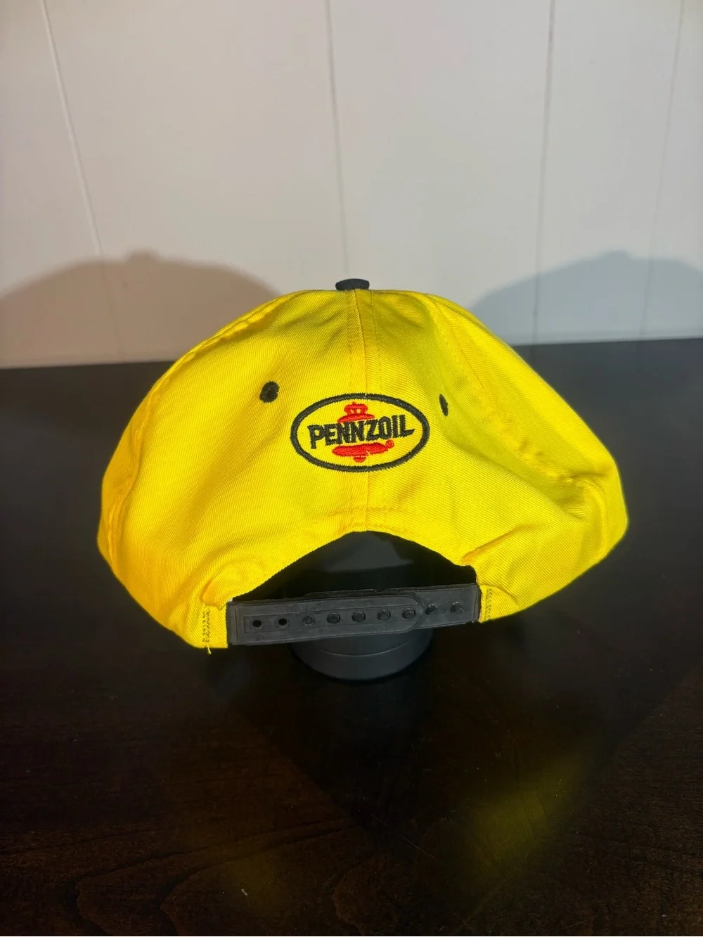 Vintage Penzoil Racing Cap in Yellow and Black
